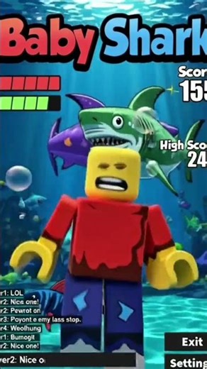 baby Shark in roblox #roblox