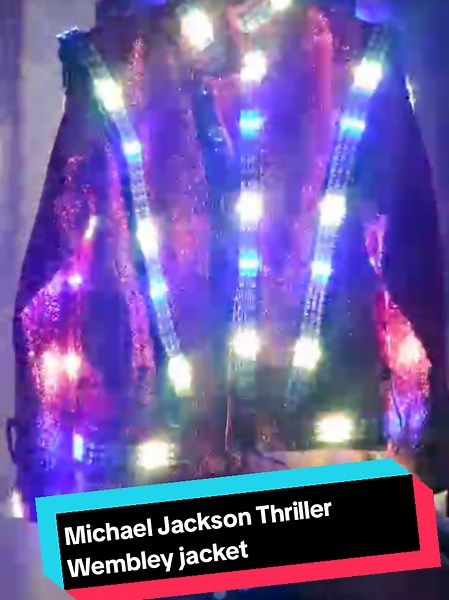 Chamarra Thriller del Bad Tour en Wembley 1988