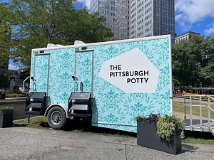 Pittsburgh Potty program adds temporary public restrooms in city's Golden Triangle