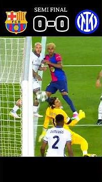 Legendary Match 🤯🔥 Barcelona vs Inter Milan | Lamine Yamal & Raphinha Show #shorts #football