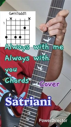 Always with me always with you cover with chords - Satriani