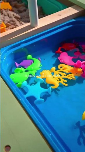 Our 3-in-1 Sensory Table for Endless Play 🌿 | Montessori-Inspired Outdoor Fun