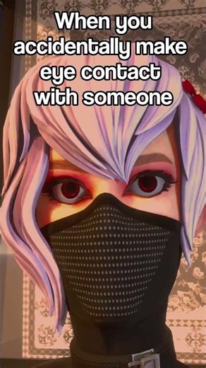When You Accidentally Make Eye Contact #animation #blender