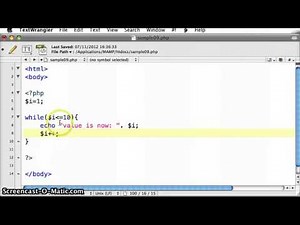 PHP while loop - tutorial 09.2