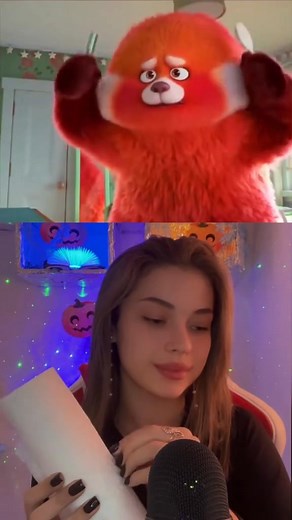 5.4K views · 15 reactions | ASMR: TURNING RED❤️ ##asmrvideo #funny #funnyvideos #asmrsounds #cartoons #movie #lol #turningred #asmrtiktoks #asmr #soundeffects | katrinaasmr | Facebook