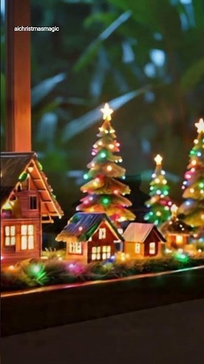 Window Wonderland #magicalchristmas #youtubeshorts