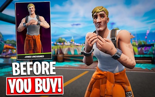 【堡垒之夜】被解救的琼斯 (JONES UNCHAINED)皮肤测评