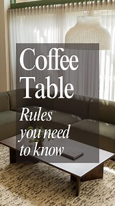 Coffee tables are one of the MOST common things people tend to get wrong, too short, too long, too far away… and suddenly the whole room feels off. Here are the 3 rules I use in every client project: Length Your coffee table should be ½ to ⅔ the length of your sofa. Anything smaller looks lost, anything bigger crowds the room. Height Match your sofa seat height, or go up to 5cm shorter. This keeps everything comfortable and balanced. Spacing Leave 45–60cm between the sofa and table. Close enough
