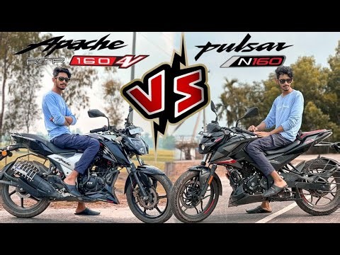 Pulsar N160 vs Apache RTR 160 4V. কোনটা সেরা এখন? || BIKE Lover Bachelor ||