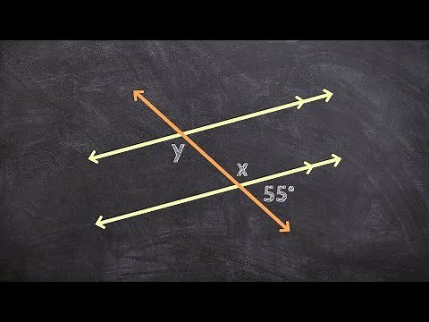 Using Parallel Lines to Solve For X and Y