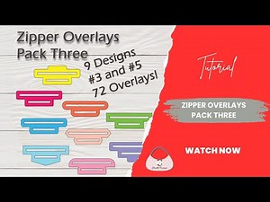 Double Zipper Overlays Tutorial - ChrisW Designs