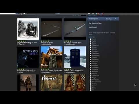 How to Install Steam Workshop Skyrim Mods