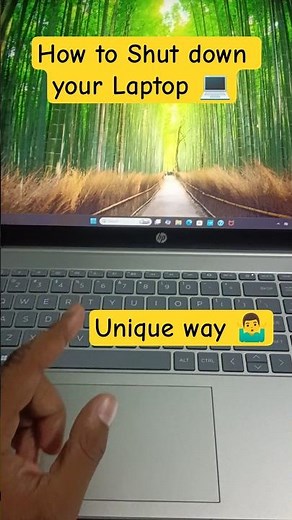 How to Shut down your Laptop or Computer in Unique Way🤷‍♂️📈 #shutdown #unique #laptop