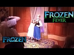 "Frozen" Meet-and-Greet 2015! Anna & Elsa @ Princess Fairytale Hall - Disney World Magic Kingdom