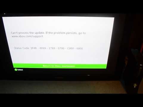 Xbox 360 Slim - Update Error Fix - Status Code: C000-000E