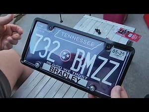 STOP TAG / LICENSE PLATE FROM RATTLING and make it look good while doing it! 2019-2025 RAV4
