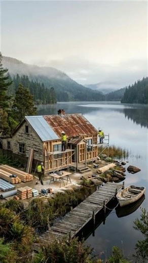 Old Lakeside House Renovation Into a Luxury Home | Amazing Transformation 🏡✨