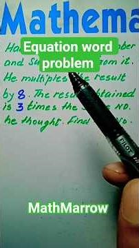 Solving word problem on equations @MathMarrow