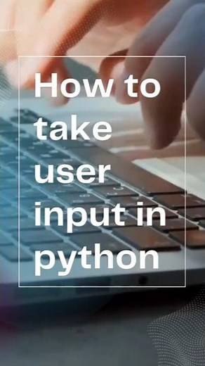How to Take User Input in Python | #python #shorts #coding