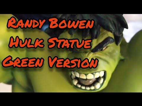 Marvel Hulk Randy Bowen Statue Green Version 15.5"