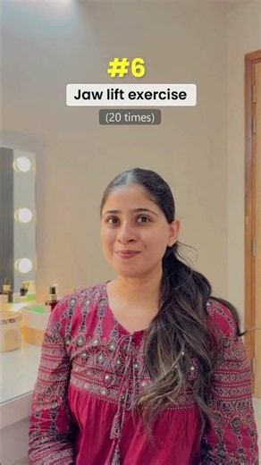 "Navratri & Karwa Chauth Glow Routine | 5 Min Face Yoga For Clear Glowing Skin #shorts