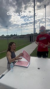 The Big Sticks players get to guess if the next card is high or low. Did you guess it right? | Badlands Big Sticks