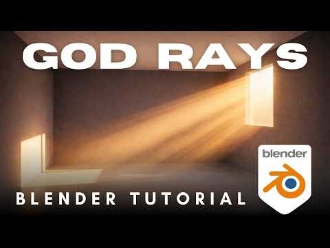 God Rays in Blender in 1 Minute (Cinematic Lighting)
