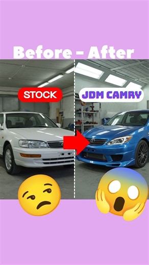 😱 AI Transforms a Stock Camry Into a JDM Icon😱