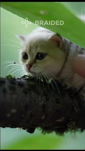 The Furry Caterpillar with a Kitten Face, Caught on Camera in the Forest