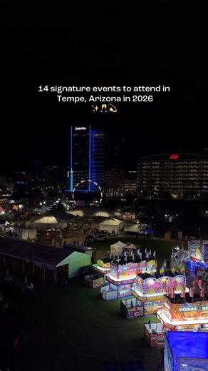 Tempe is home to a variety of exciting signature events that we all look forward to returning each year! 🤩🎉 From multi-day musical festivals and cultural celebrations to art festivals and holiday festivities, there’s something unique happening throughout the entire year. Now is the perfect time to bring out your calendar and mark down some of these must-attend 2026 Tempe happenings! 📍 Tempe Blooms on January 24-25 in Downtown Tempe (FREE) 📍 Innings Festival on February 20-22 at Tempe Beach P