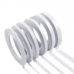 YISUMEI 6 Rollen Doppelseitiges Klebeband Stark Papier für Handwerk Klasse Büro 30 Meter pro Rolle (Breite: 6mm/ 9mm/ 12mm/ 15mm)