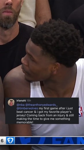 9.4M views · 162K reactions | What a memorable moment for Ant and this fan! 凉❤️ | NBA | Facebook