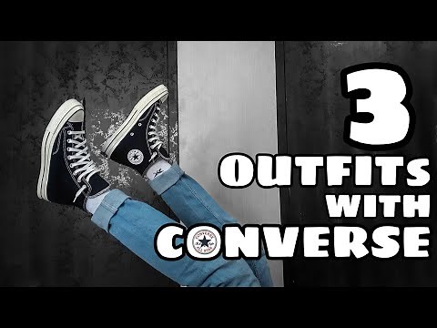 How To Style CONVERSE | Outfits With Converse High Tops | 3 outfits for MEN 2021 | THE SNEAKER GUY