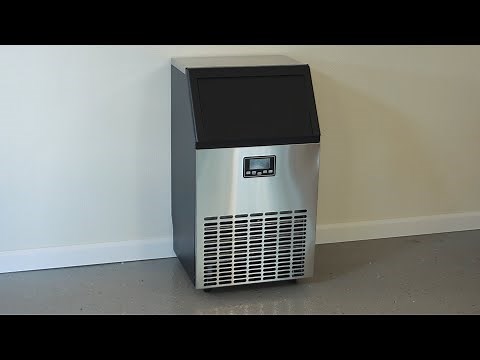 Ice Maker makes 45 Cubes in 11 minutes?! - Free Village Commercial IceMaker Unboxing Review