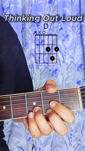 Ed Sheeran-Thinking Out Loud guitar tutorial//thinking Out Loud Guitar Chord lesson #edsheeran