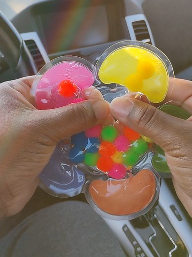 This fidget toy color sorter feels so calming to play with. Screen free play activity. Keep one in the car, one in the purse, one at home ... #fidgettoys #screenfreeplay