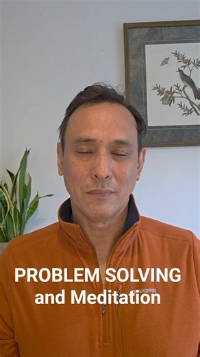 PROBLEM SOLVING and Meditation. Why we meditate 🧘 ❤️ #shorts