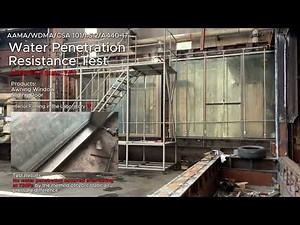 AAMA Water Penetration Resistance Test-ASTM E331 Static Test