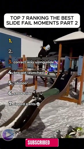 TOP 7 RANKING THE BEST SLIDE FAIL MOMENTS PART 2!