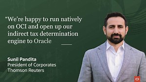 Thomson Reuters tackles a range of tax calculations for customers around the globe. Learn why it trusts us for security, high availability, and price-performance. https://social.ora.cl/6181yjBf5 #Cloud #Database | Oracle Cloud | Facebook