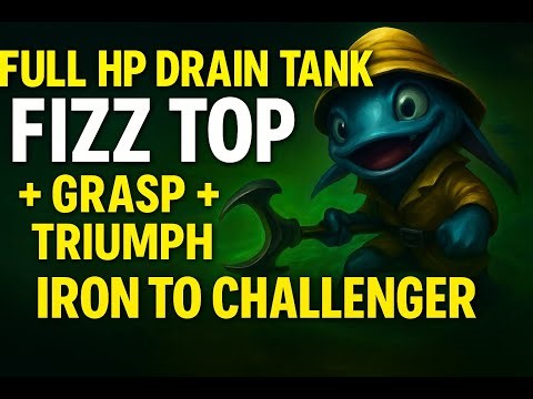 TANK FIZZ is Actually BROKEN… | FULL HP + LIFESTEAL BUILD