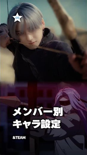 解釈一致な&TEAMメンバー別キャラ設定