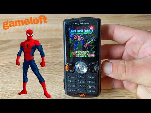 Playing SPIDER-MAN GAME on an OLD phone SONY ERICSSON😮 What a game!