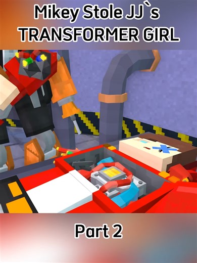 Mikey Stole JJ`s TRANSFORMER GIRL - Sad Love Story - Maizen Minecraft Animation Part 2 #minecraft #foryoupage #trending #foryou #animation #survivalgame #sadstory #lovestory