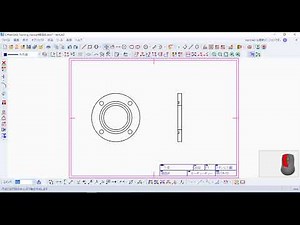 VariCAD 3Dモデリング初心者向けトレーニングマニュアル 真空装置部品の作成#09
