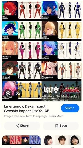 hoyoverse rangers super sentai theme song 4th opening season 3 #genshinimpact #genshin #supersentai