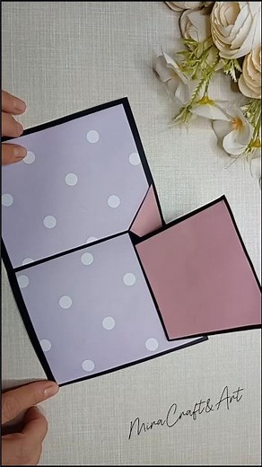Tutorial Scapbooking Card Upside Down Pop Up Card