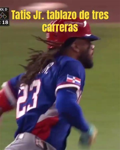 Tatis, Junior, jonrón de tres carreras #MLB #RepúblicaDominicana #Béisbol #baseball #RD ￼
