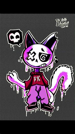 Evolução digital. 💀💜​#characterdesign #digitalart #ilustracao #arte #artedigital #drawing