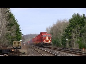 MONSTER WITH 3 DPU's!! CP 8808 at Essa, Ontario